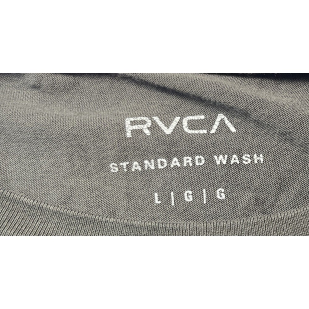 RVCA ANP Graphic T Shirt Mens Large Charcoal Gray Surf Skate Cotton Tee - Picture 7 of 9